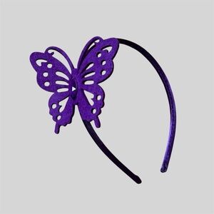 Girl’s Purple Butterfly Headband Accessory